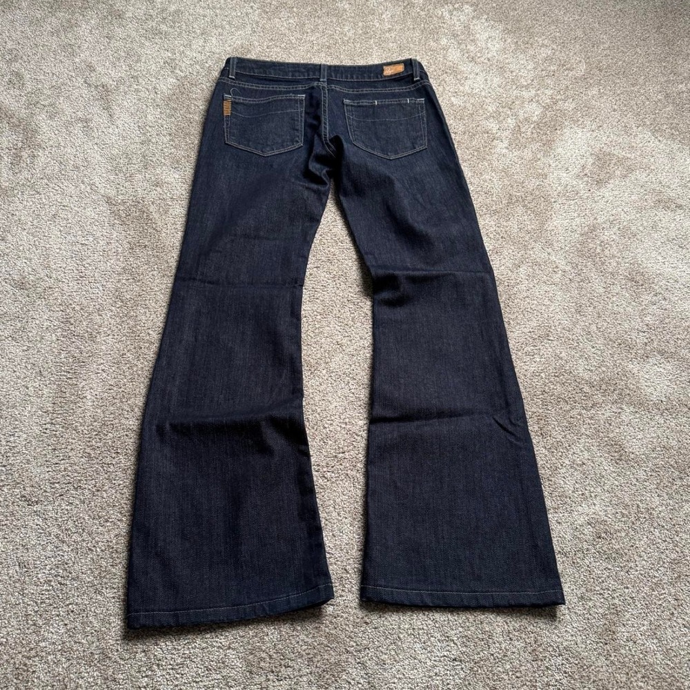 PAIGE INDIGO "LAUREL CANYON" LOW RISE BOOTCUT DENIM